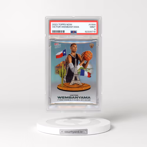 2023 Topps Now #VW4 Victor Wembanyama (PSA 9 MINT)