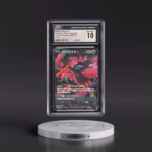2022 VSTAR Universe #080/172 Galarian Moltres V - Holo (CGC 10 GEM MINT)