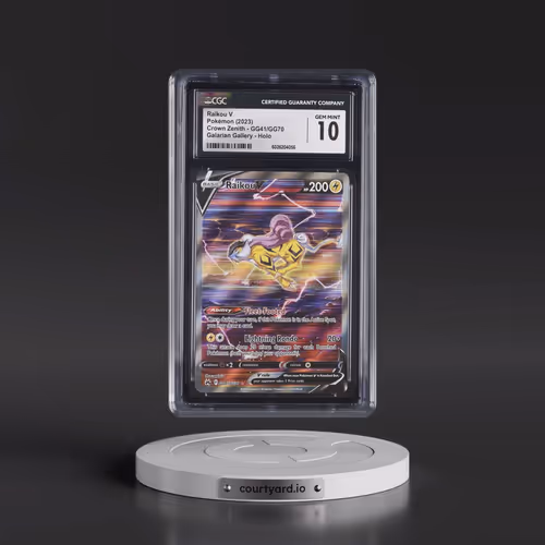 2023 Crown Zenith #GG41/GG70 Raikou V - Galarian Gallery Holo (CGC 10 GEM MINT)