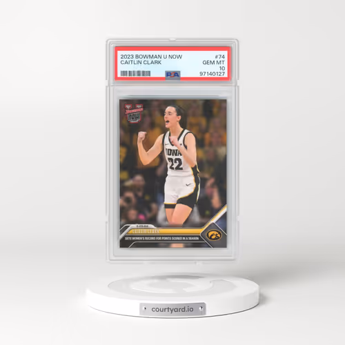 2023 Bowman U Now #74 Caitlin Clark (PSA 10 GEM MINT)