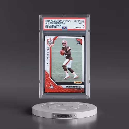 2025 Panini Instant NFL Rps First Look #RPSFL30 Shedeur Sanders (PSA 9 MINT)