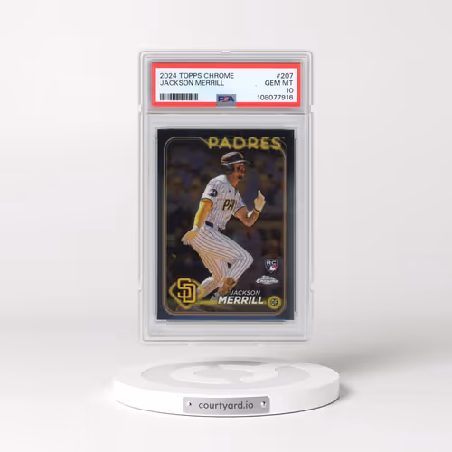2024 Topps Chrome #207 Jackson Merrill (PSA 10 GEM MINT)