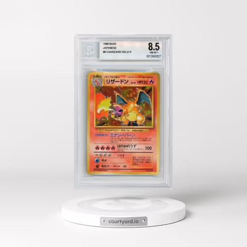 1996 Base Set #6 Charizard - Holo (BGS 8.5 NM-MT+)