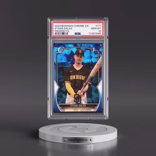 2023 Bowman Chrome Sapphire Edition Prospects #171 Ethan Salas (PSA 10 GEM MINT)