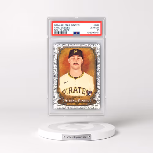 2024 Topps Allen & Ginter #282 Paul Skenes - Foil Filigree (PSA 10 GEM MINT)
