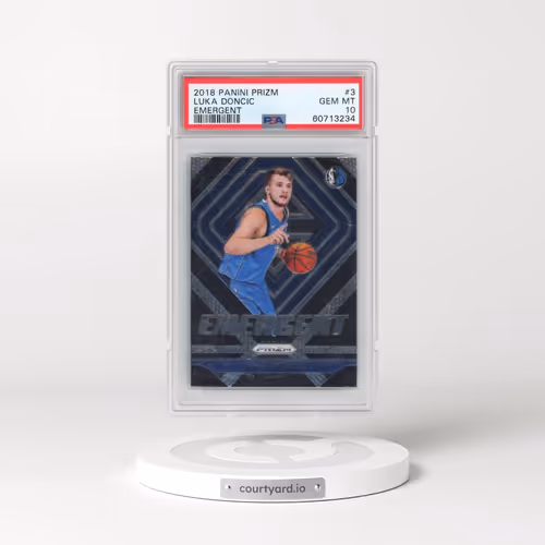 2018 Panini Prizm Emergent #3 Luka Doncic (PSA 10 GEM MINT)