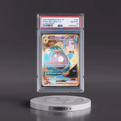 2025 Pokémon SV9-Battle Partners #130 Iono's Bellibolt EX - Holo Ultra Rare (PSA 10 GEM MINT)