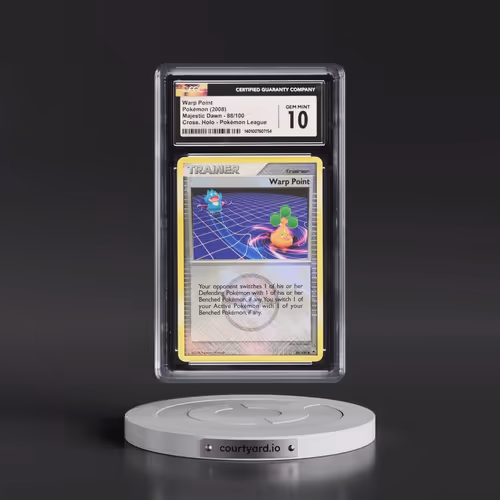 2008 Majestic Dawn #88/100 Warp Point - Pokémon League Crosshatch Holo (Cross. Holo) (CGC 10 GEM MIN