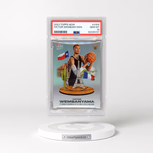 2023 Topps Now #VW4 Victor Wembanyama (PSA 10 GEM MINT)