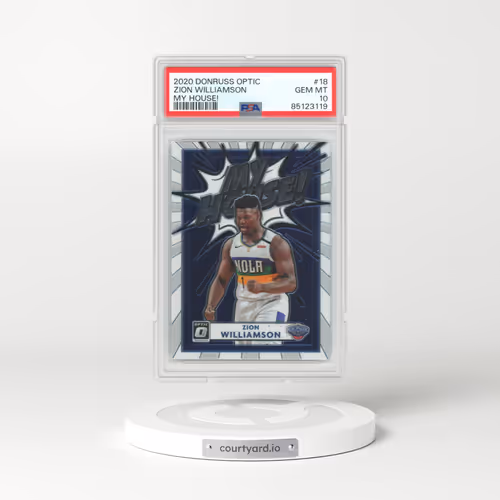 2020 Panini Donruss Optic My House! #18 Zion Williamson (PSA 10 GEM MINT)