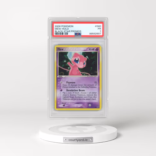2006 Pokémon Black Star Promos #040 Mew - Holo (PSA 1 PR)
