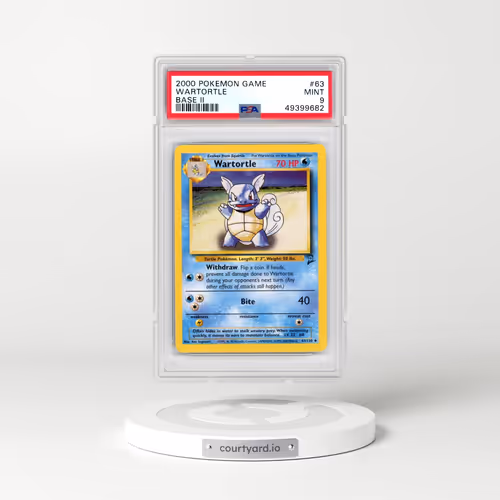2000 Pokémon Game Base II #63 Wartortle (PSA 9 MINT)