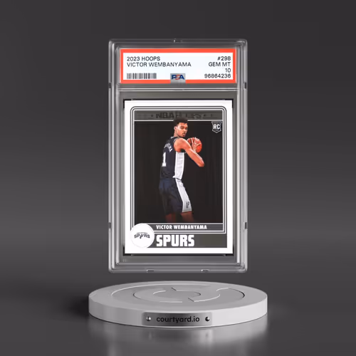2023 Panini NBA Hoops #298 Victor Wembanyama (PSA 10 GEM MINT)