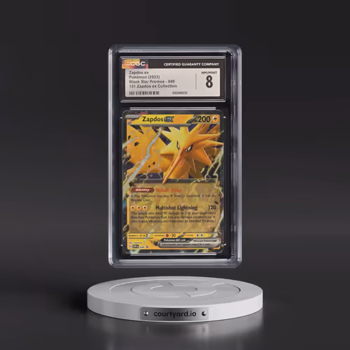 2023 Black Star Promos - Scarlet & Violet SVP EN #049 Zapdos ex - 151 ex Box-Zapdos ex Holo (CGC 8 N