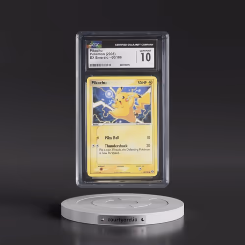 2005 EX Emerald #60/106 Pikachu (CGC 10 GEM MINT)