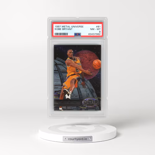 1997 Metal Universe #81 Kobe Bryant (PSA 8 NM-MT)