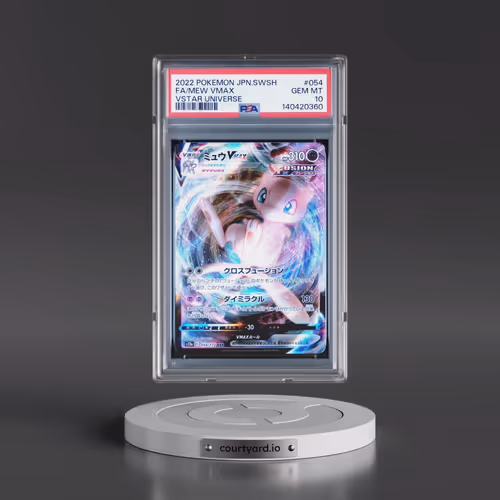 2022 Pokémon Sword & Shield Vstar Universe #054 Mew Vmax - Full Art (PSA 10 GEM MINT)