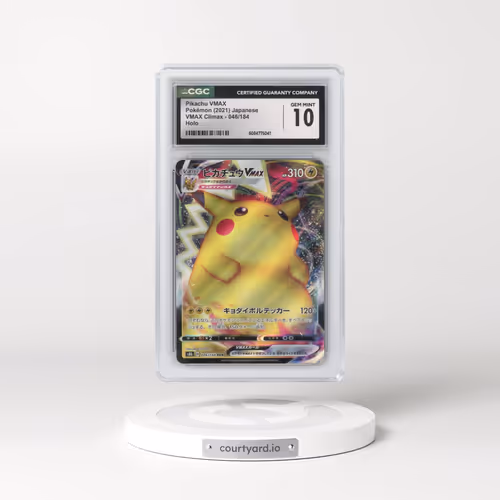 2021 VMAX Climax #046/184 Pikachu VMAX - Holo (CGC 10 GEM MINT)