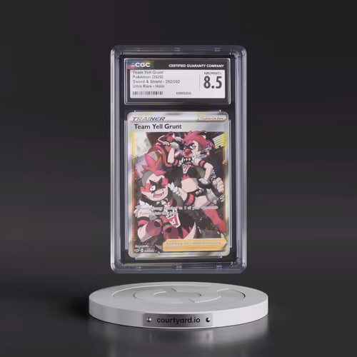 2020 Sword & Shield #202/202 Team Yell Grunt - Ultra Rare Holo (CGC 8.5 NM-MT+)
