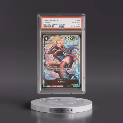 2023 One Piece Pillars of Strength #081 Kalifa - Alternate Art (PSA 10 GEM MINT)