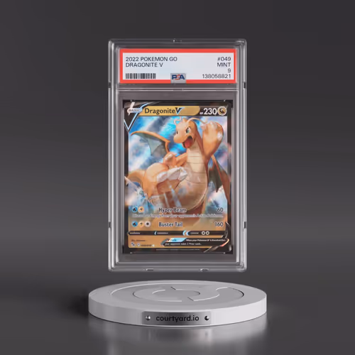 2022 Pokémon Go #049 Dragonite V - Holo (PSA 9 MINT)