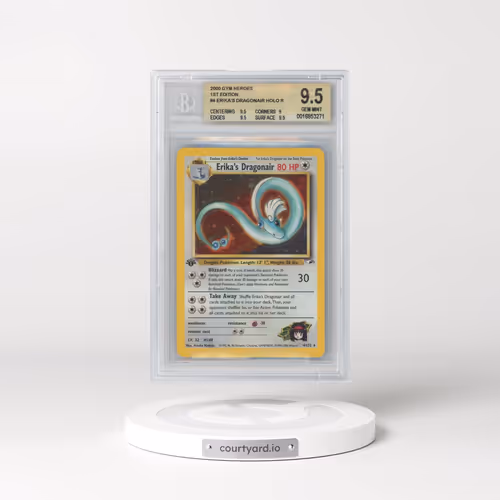 2000 Gym Heroes #4 Erika's Dragonair - 1st Edition Holo (BGS 9.5 GEM MINT)