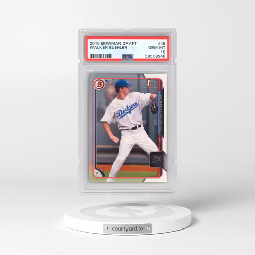 2015 Bowman Draft #46 Walker Buehler (PSA 10 GEM MINT)