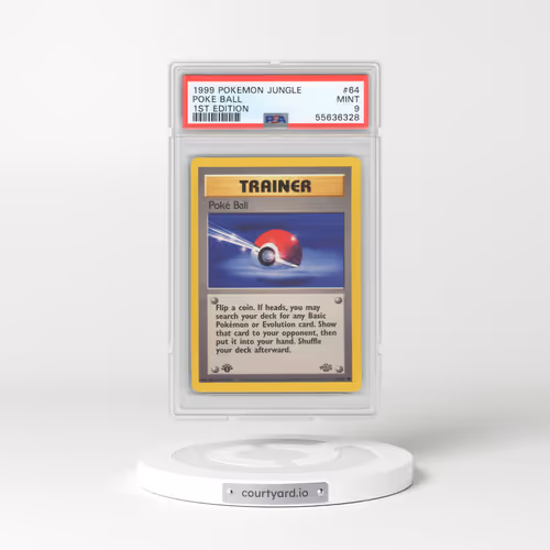 1999 Pokémon Jungle #64 Poke Ball - 1st Edition (PSA 9 MINT)