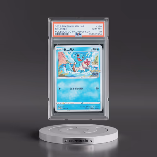 2022 Pokémon S Promo #290 Squirtle - Pokemon Go Promo Card Gift Campaign (PSA 10 GEM MINT)
