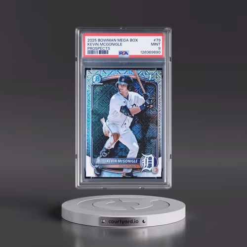 2025 Bowman Mega Box Chrome Prospects #79 Kevin Mcgonigle (PSA 9 MINT)