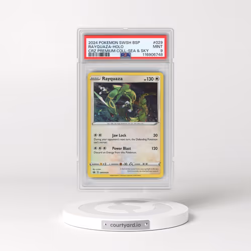 2024 Pokémon Swsh Black Star Promo #029 Rayquaza - Holo Crown Zenith Premium Collection Sea & Sky (P