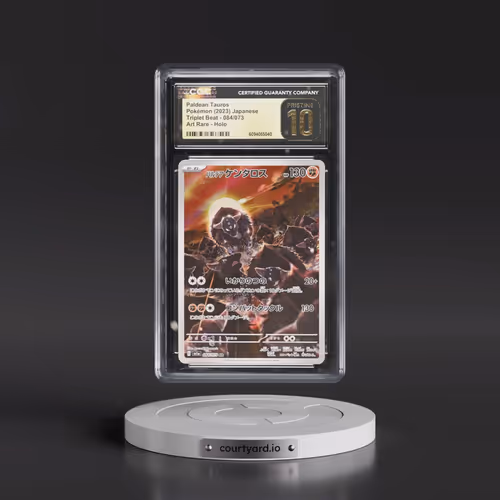 2023 Triplet Beat #084/073 Paldean Tauros - Art Rare Holo (CGC 10 PRISTINE)