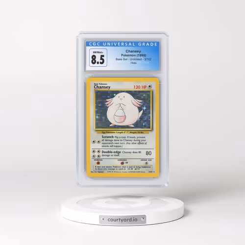 1999 Base Set #3/102 Chansey - Holo (CGC 8.5 NM-MT+)