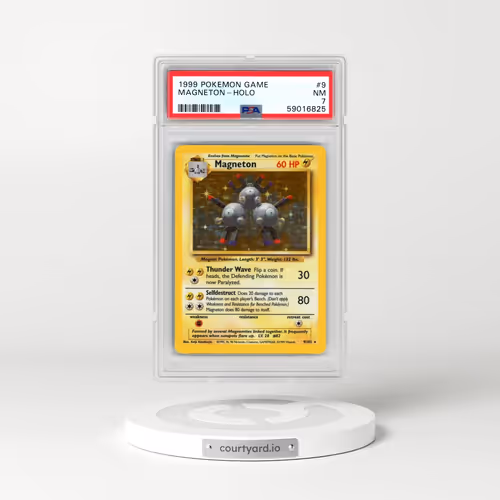 1999 Pokémon Game #9 Magneton - Holo (PSA 7 NM)