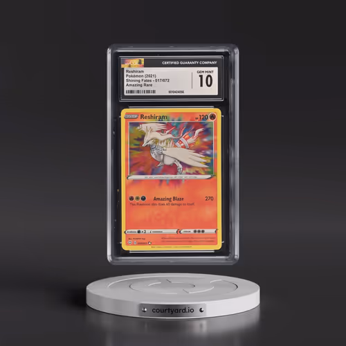 2021 Shining Fates #017/072 Reshiram - Amazing Rare Holo (CGC 10 GEM MINT)