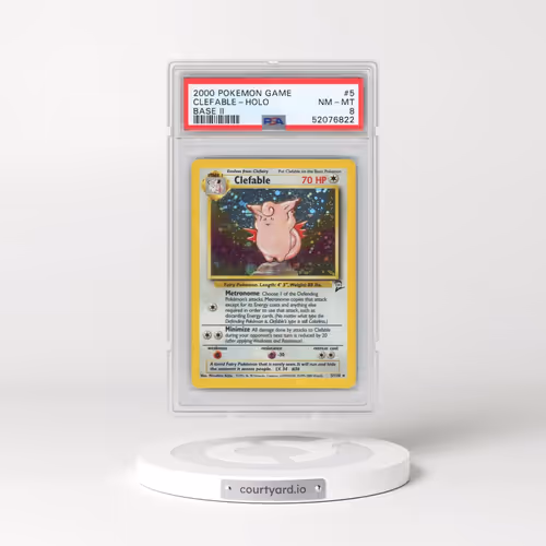 2000 Pokémon Game Base II #5 Clefable - Holo (PSA 8 NM-MT)