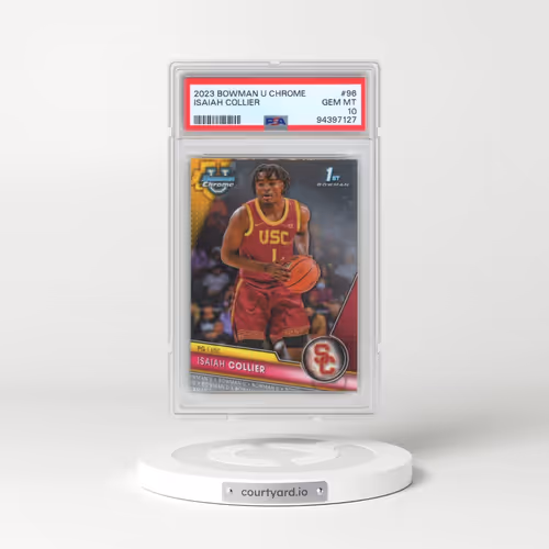 2023 Bowman University Chrome #96 Isaiah Collier (PSA 10 GEM MINT)