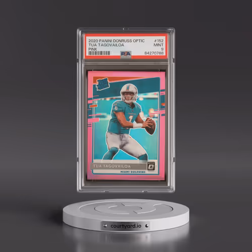 2020 Panini Donruss Optic #152 Tua Tagovailoa - Pink (PSA 9 MINT)