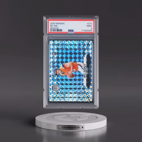 2024 Panini Mosaic #271 Bo Nix - Mosaic (PSA 9 MINT)
