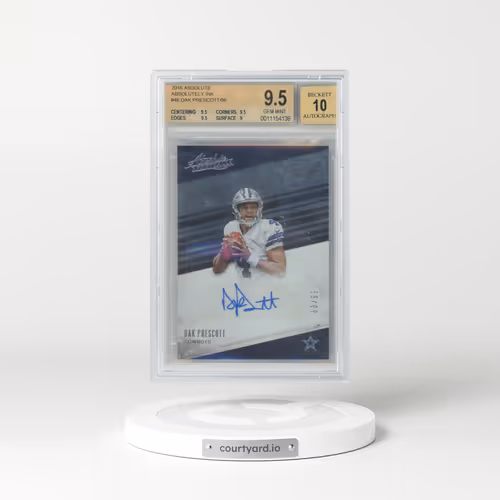2016 Absolute Absolutely Ink #46 Dak Prescott/99 EXCH (BGS 9.5 GEM MINT)