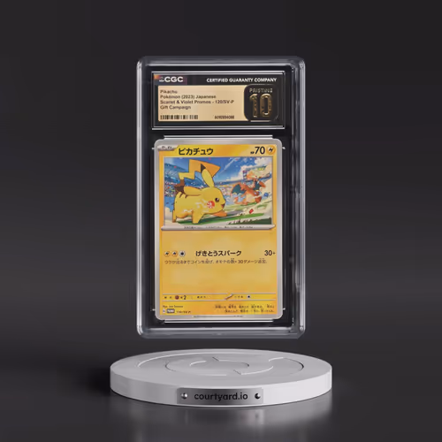 2022 Scarlet & Violet Promos #120/SV-P Pikachu - Gift Campaign (CGC 10 PRISTINE)
