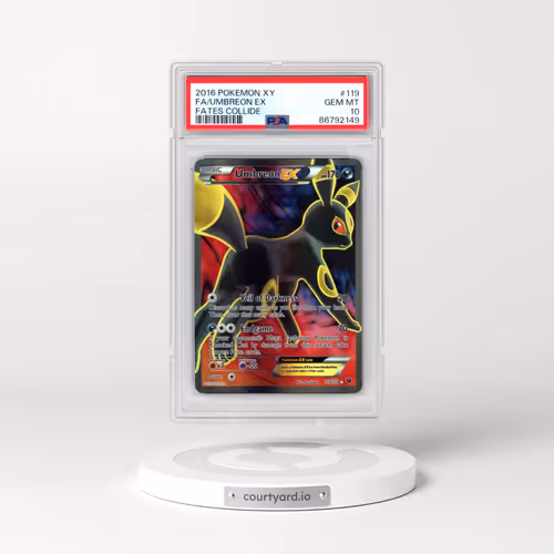 2016 Pokémon XY Fates Collide #119 Umbreon EX - Holo Full Art (PSA 10 GEM MINT)