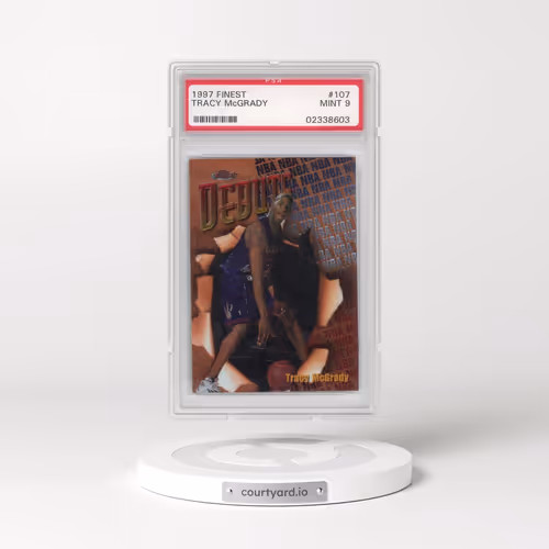 1997 Finest #107 Tracy McGrady (PSA 9 MINT)