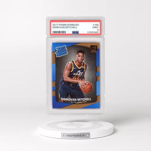 2017 Panini Donruss #188 Donovan Mitchell (PSA 9 MINT)