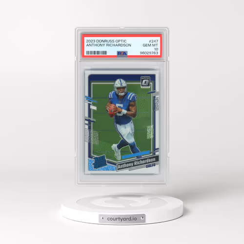 2023 Panini Donruss Optic #247 Anthony Richardson (PSA 10 GEM MINT)
