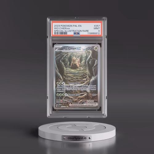 2023 Pokémon Pal EN-Paldea Evolved #257 WO-Chien EX - Holo Special Illustration Rare (PSA 9 MINT)