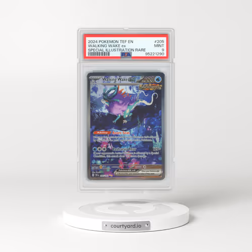 2023 Temporal Forces - TEF EN #205 Walking Wake ex - Special Illustration Rare (PSA 9 MINT)