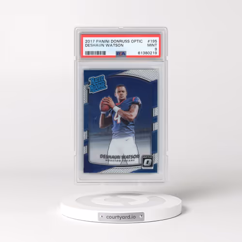 2017 Panini Donruss Optic #195 Deshaun Watson (PSA 9 MINT)