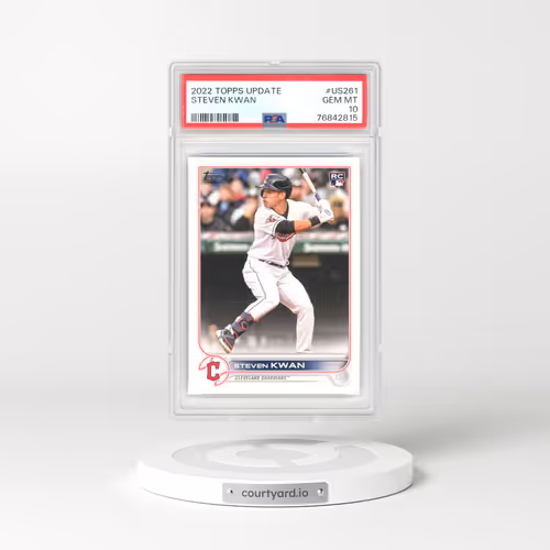 2022 Topps Update #US261 Steven Kwan (PSA 10 GEM MINT)