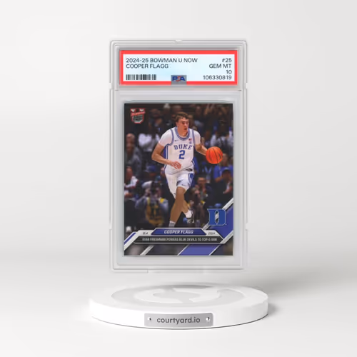 2024-25 Bowman U Now #25 Cooper Flagg (PSA 10 GEM MINT)